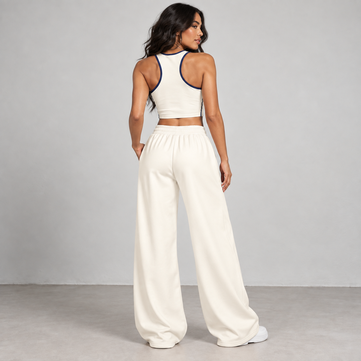 California 23 women's two-piece set back view